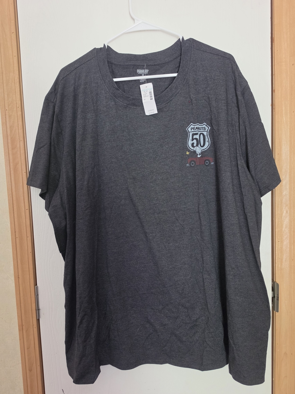 Maurices Charcoal Peanuts 50 Graphic Tee